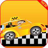 Taxi mr bean Driving logo