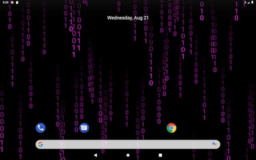 Hacker Live Wallpaper Matrix screenshot 6