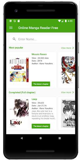 Free Manga Reader Online Offline screenshot 1