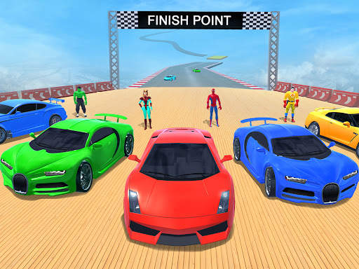Superhero Car Racing Game 3D screenshot 5