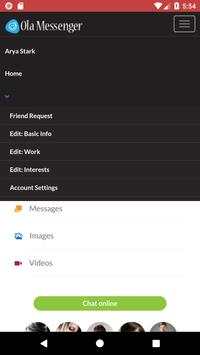 Ola Messenger App screenshot 4