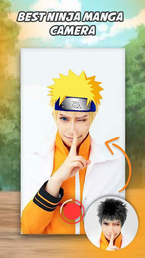 SelfSuper - Ninja Face Camera screenshot 1