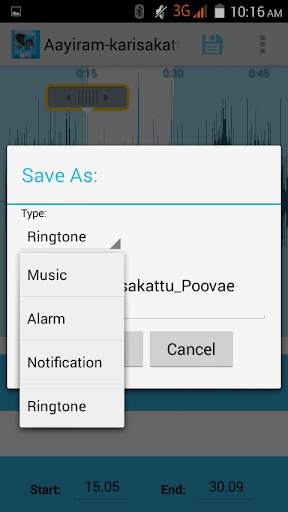 MP3 Cutter and Ringtone Maker screenshot 3