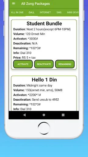 Zong Packages 2021 | Zong Packages 2021 Newest screenshot 4