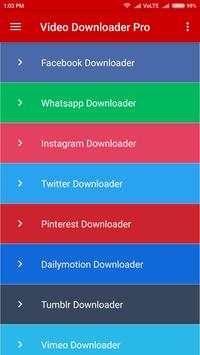 Video Downloader Pro screenshot 1
