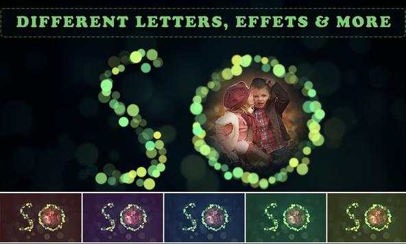 Bokeh Text Photo Frames screenshot 3