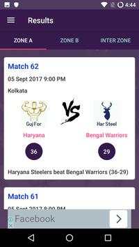 Pro Kabaddi 2017 Live Scores and Schedules App screenshot 7