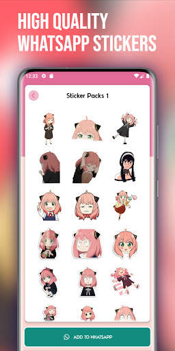 Anya Forger Stickers For WA screenshot 4