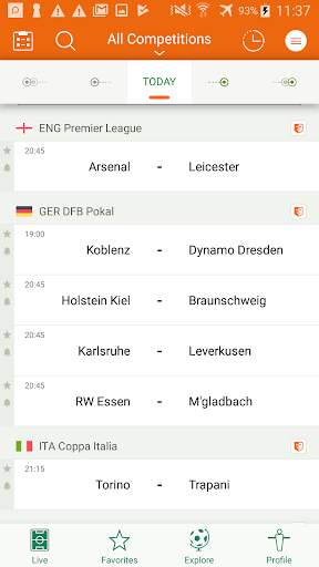 Futbol24 wyniki na żywo screenshot 1