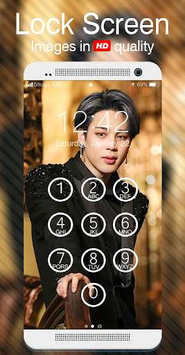 Lock Screen for Jimin BTS screenshot 3