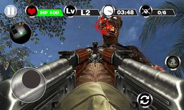 Modern Gun Shooting Zombie Sniper Army screenshot 1