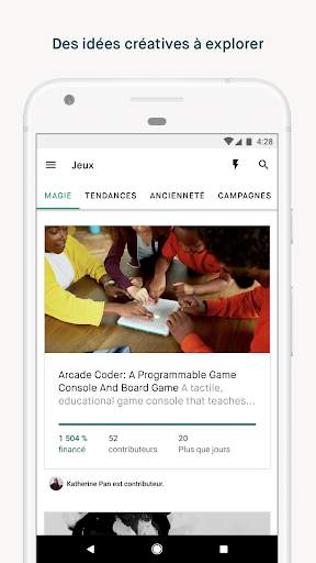 Kickstarter screenshot 1