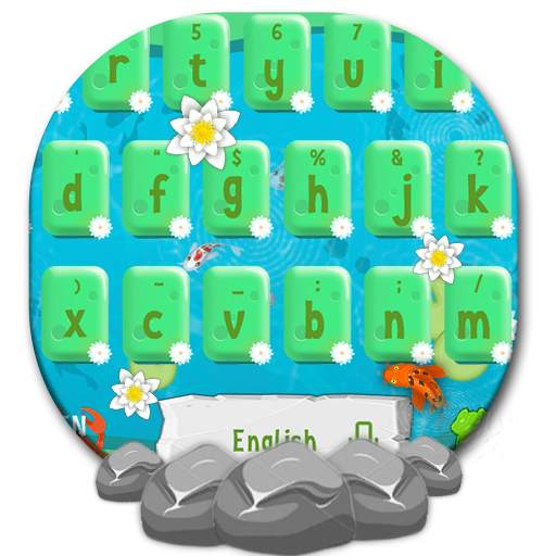 Fish Pond Gravity Keyboard Theme 10001002