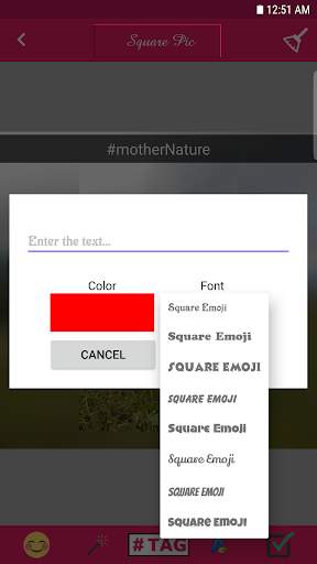 Square Pic - Filters, Stickers & Blur Background screenshot 6
