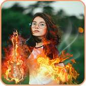 Fire Effect Photo Frame Editor: Fire, Smoke Effect 1.0