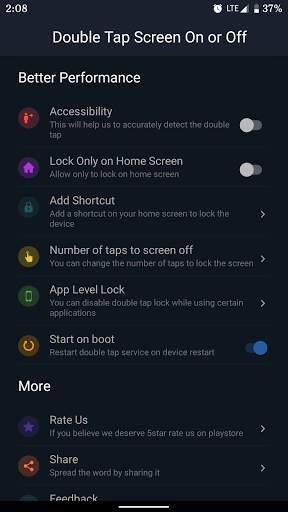 Double Tap Screen On or Off screenshot 2