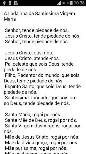 Litany of Loreto (audio   text) offline screenshot 5