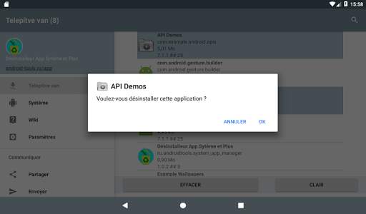 Gestionnaire d'applications système screenshot 11
