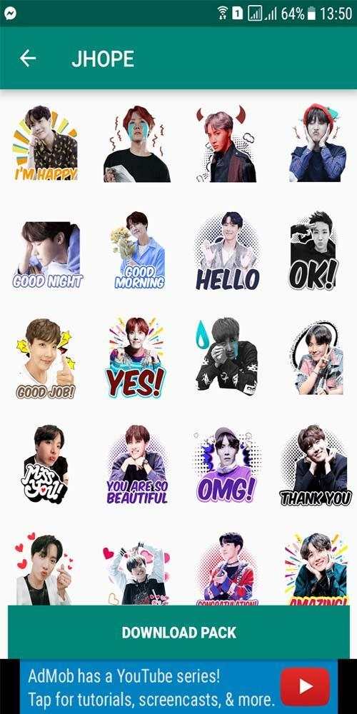 BTS WA Sticker Bangtan Boys screenshot 1
