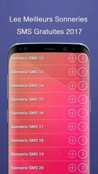 Sonneries SMS Gratuites 5 تصوير الشاشة