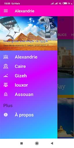Guide touristique en Egypte screenshot 1