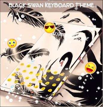Black Swan Keyboard Theme screenshot 2