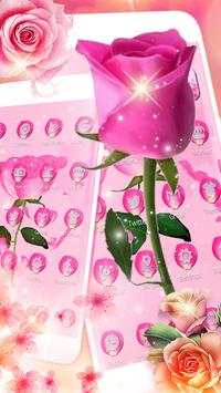3D Animated Pink Rose Launcher Theme screenshot 7