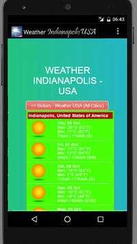 Weather Indianapolis USA screenshot 1