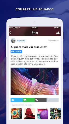 Lendários Amino para League of Legends Português screenshot 5