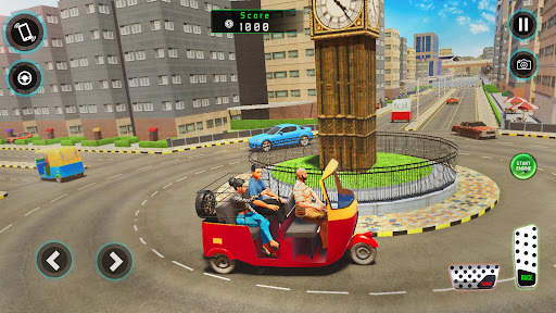Auto Rickshaw Driving Games screenshot 2