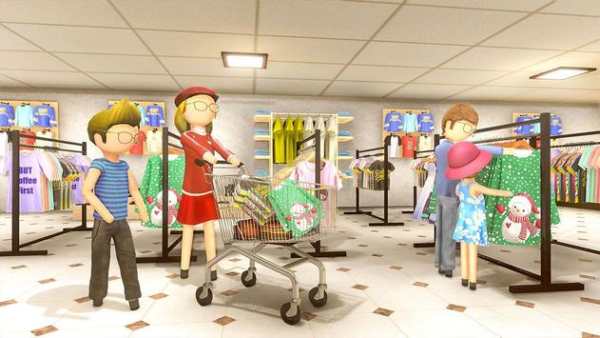 Crazy Stickman Shopping Mall - Supermarket Games screenshot 2