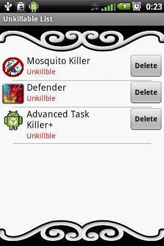 Elegant Task Killer screenshot 5