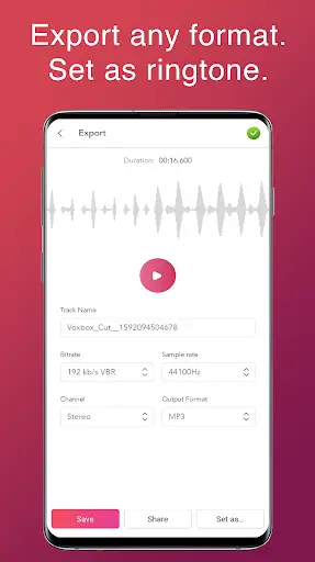 Cut audio & Cut music. Music trimmer for mp3 & wav screenshot 2