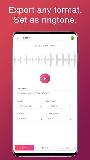 Cut audio & Cut music. Music trimmer for mp3 & wav screenshot 2