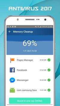Antivirus Free 2017 + Applock screenshot 3
