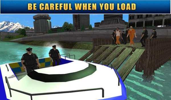 Power Boat Transporter: Police screenshot 14