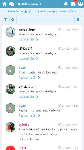 Seviyo - Mobil Sohbet ve Arkadaşlık Portalı screenshot 5