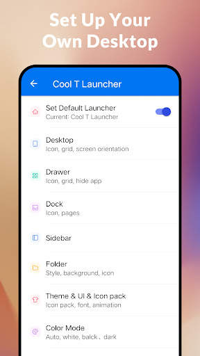 Cool T Launcher for Android 13 screenshot 8