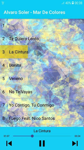 Mar De Colores - Alvaro Soler - Top music 2018 screenshot 1