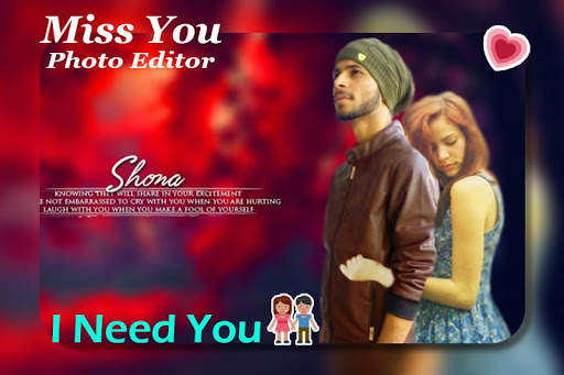 Miss You Photo Editor screenshot 3