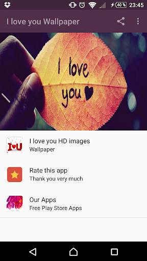 I love you wallpaper screenshot 1