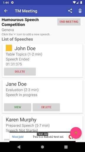 ToastMasters Timer App screenshot 3