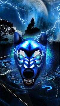 3D Thunder Wolf Lockscreen Theme screenshot 2