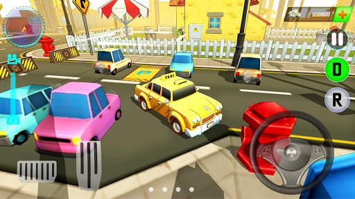 Real taxi driving game : Classic car parking arena screenshot 8