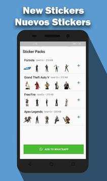 Stickers For WhatsApp - Video Games screenshot 2