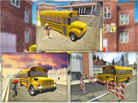 Crazy School Bus Transport Sim screenshot 5