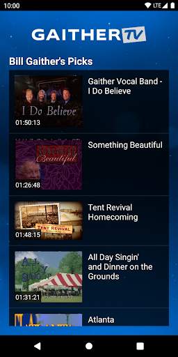 Gaither TV screenshot 1