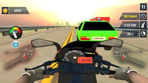 Traffic Motorbike Racer: Highway Rider 3D screenshot 4