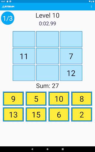 Magic Squares - Math Puzzles - Aritgram screenshot 24