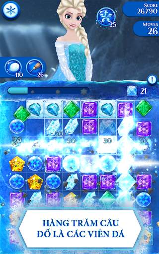 Disney Frozen Free Fall screenshot 1